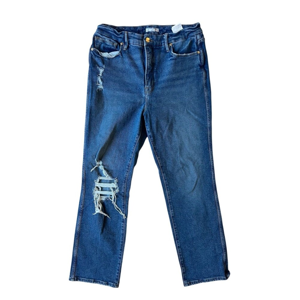 Good American Good Curve Straight Jeans Womens 10
